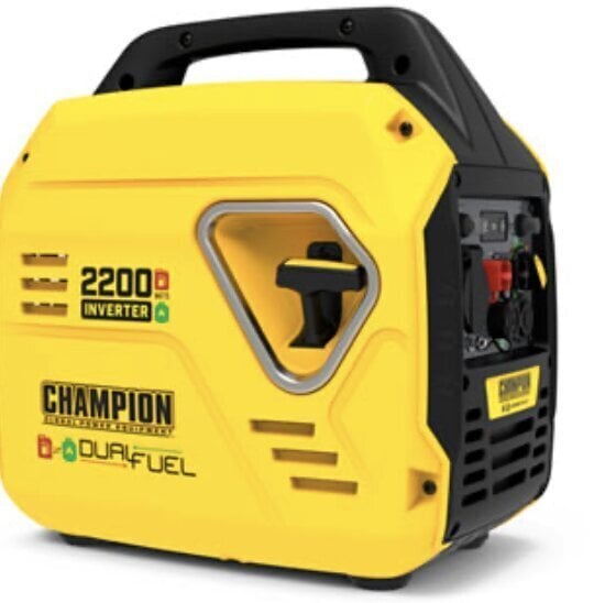 Champion 2200 WATT divu degvielu (LPG un benzīns) invertora ģenerators цена и информация | Elektrības ģeneratori | 220.lv