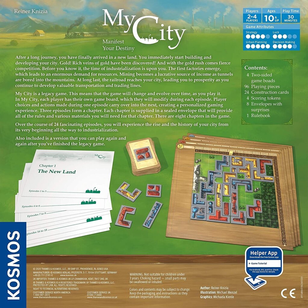 Настольная игра My City, EN цена | 220.lv