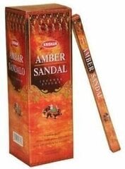 Благовония Krishan Amber - Sandal, аромапалочки, 8 шт. цена и информация | Ароматы для дома | 220.lv