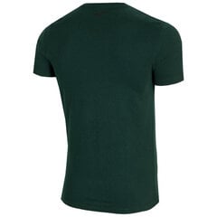 T-krekls vīriešiem 4F M H4L21-TSM010 40S, zaļš cena un informācija | Vīriešu T-krekli | 220.lv