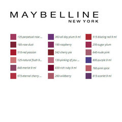 Губная помада Superstay Maybelline: Цвет - 830-rich ruby 9 мл цена и информация | Помады, бальзамы, блеск для губ | 220.lv