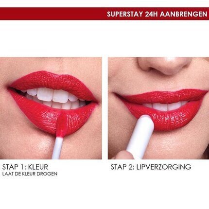 Lūpu Krāsas Superstay Maybelline: Krāsa - 510-red passion 9 ml cena un informācija | Lūpu krāsas, balzāmi, spīdumi, vazelīns | 220.lv