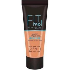 Жидкая основа для макияжа Fit Me Maybelline: Цвет - 130 - buff beige цена и информация | Пудры, базы под макияж | 220.lv