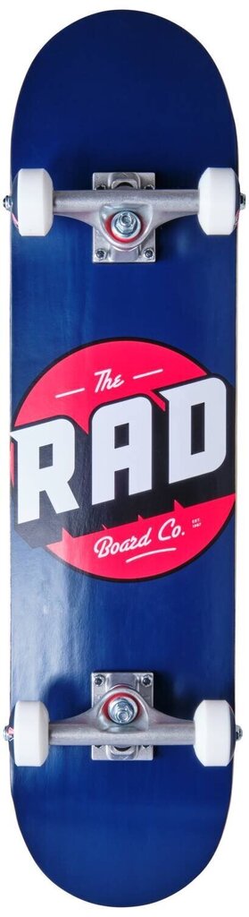 RAD Logo Progressive Complete Skateboard 8 ", Navy cena un informācija | Skrituļdēļi | 220.lv