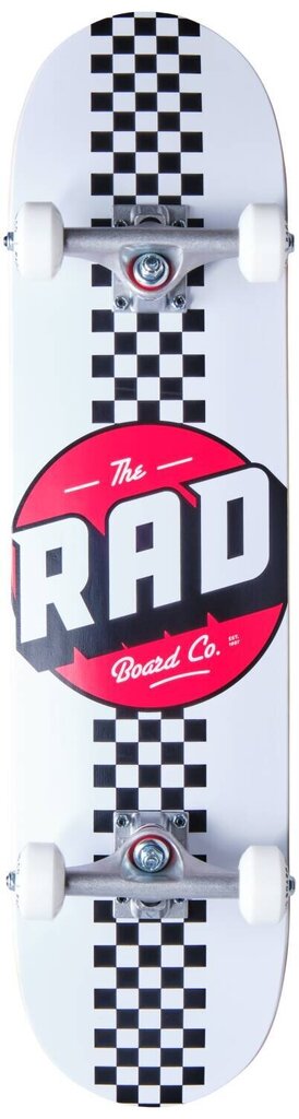 RAD Checker Stripe skrituļdēlis 7,75 ", balts цена и информация | Skrituļdēļi | 220.lv