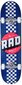 RAD Checker Stripe skrituļdēlis 7,75 ", Navy цена и информация | Skrituļdēļi | 220.lv