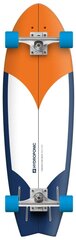 Скейтборд Hydroponic Cruiser, 31,5", Radikal Orange / Navy цена и информация | Скейтборды | 220.lv