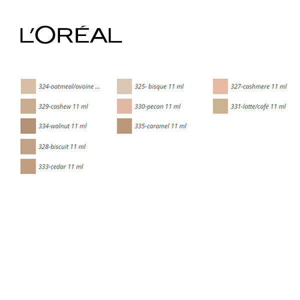Sejas korektors Infaillible L'Oreal Make Up (11 ml): Krāsa - 329-cashew cena un informācija | Grima bāzes, tonālie krēmi, pūderi | 220.lv