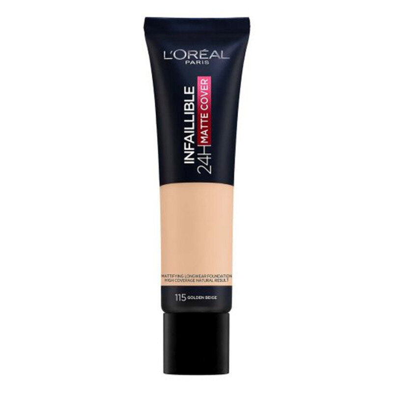 Šķidrais grims Infaillible 24H L'Oreal Make Up (35 ml): Krāsa - 145-rose beige цена и информация | Grima bāzes, tonālie krēmi, pūderi | 220.lv