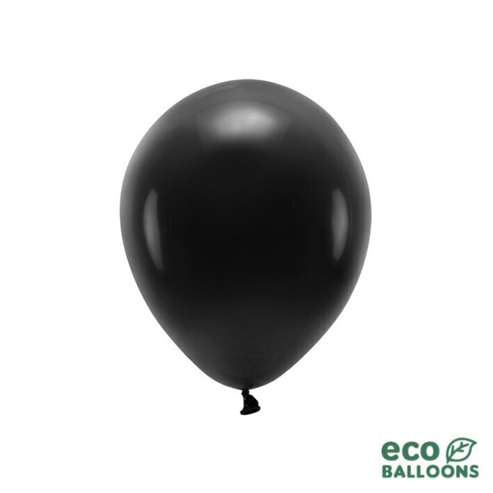 Eco baloni 26 cm, melni, 100 gab cena un informācija | Baloni | 220.lv