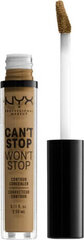 Sejas korektors Can't Stop Won't Stop NYX (3,5 ml): Krāsa - true beige cena un informācija | Grima bāzes, tonālie krēmi, pūderi | 220.lv