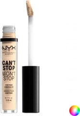 Корректор для лица Can't Stop Won't Stop NYX: цвет - neutral buff, 3.5 мл цена и информация | Пудры, базы под макияж | 220.lv