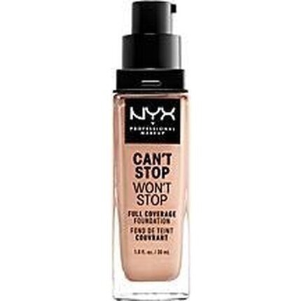 Šķidrā grima bāze Can't Stop Won't Stop NYX (30 ml): Krāsa - porcelain 30 cena un informācija | Grima bāzes, tonālie krēmi, pūderi | 220.lv