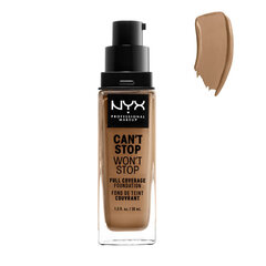 Šķidrā grima bāze Can't Stop Won't Stop NYX (30 ml): Krāsa - caramel cena un informācija | NYX Smaržas, kosmētika | 220.lv