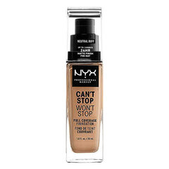 Šķidrā grima bāze Can't Stop Won't Stop NYX (30 ml): Krāsa - neutral buff цена и информация | Пудры, базы под макияж | 220.lv