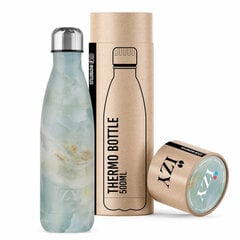 Термо-бутылка IZY Bottle, 500ml, Marble Green цена и информация | Термосы, термокружки | 220.lv