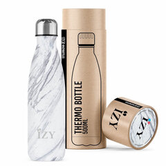 Termopudele IZY Bottle, 500ml, Marble White cena un informācija | Termosi, termokrūzes | 220.lv