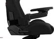 Datora krēsls Yumisu 2050X, auduma polsterējums, melns cena un informācija | Biroja krēsli | 220.lv