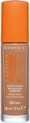 Grima bāzes krēms Lasting Radiance Rimmel London: Krāsa - 350 Medus cena un informācija | Grima bāzes, tonālie krēmi, pūderi | 220.lv