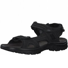 Sporta sandales vīriešiem Marco Tozzi 18400098221, melnas cena un informācija | Vīriešu iešļūcenes, čības, sandales | 220.lv