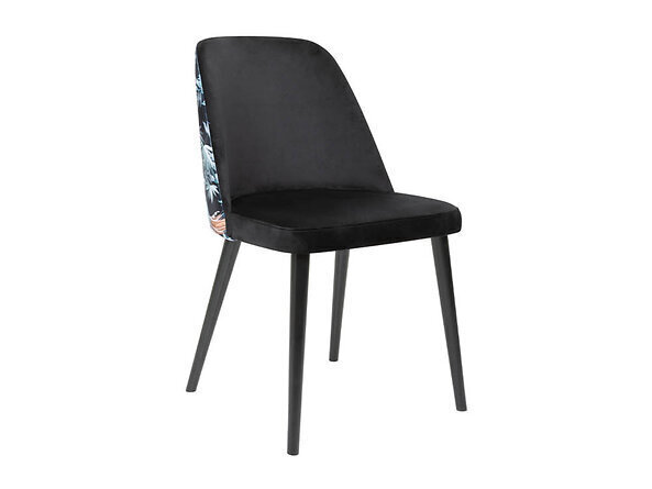 2-u krēslu komplekts BRW Aka, melns cena un informācija | Virtuves un ēdamistabas krēsli | 220.lv