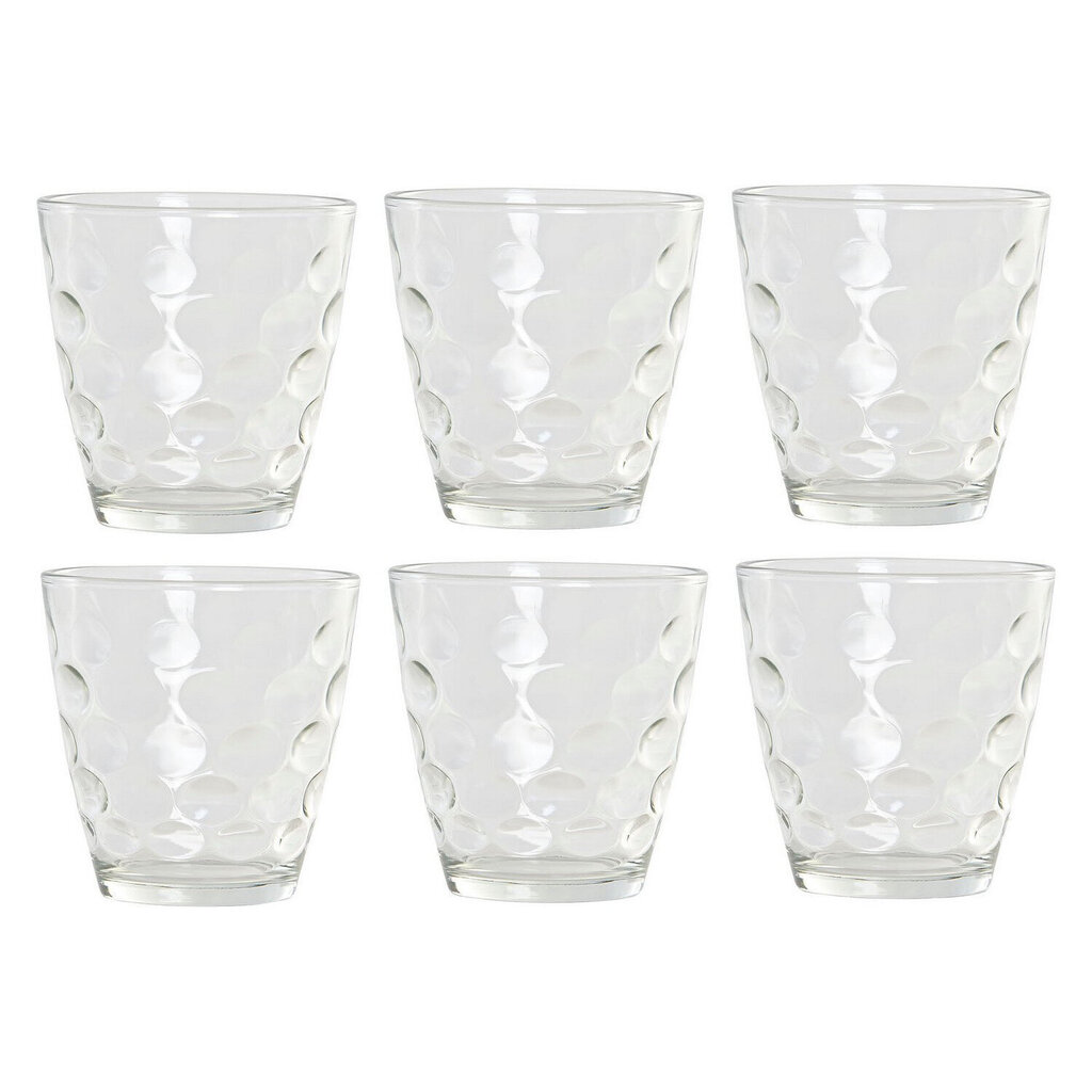 Glāžu komplekts DKD Home Decor Stikls (400 ml) (6 pcs) cena un informācija | Glāzes, krūzes, karafes | 220.lv