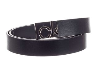 Josta sievietēm Calvin Klein SQUARE PLAQUE BUCKLE BELT, 25 mm, melna K60K607657 BAX 26105 cena un informācija | Sieviešu jostas | 220.lv