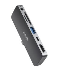 ANKER I/O HUB USB 6-IN-1 centrmezgls цена и информация | Адаптеры и USB разветвители | 220.lv