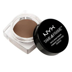 Краска для бровей Tame&frame NYX (5 г): Цвет - chocolate цена и информация | Карандаши, краска для бровей | 220.lv