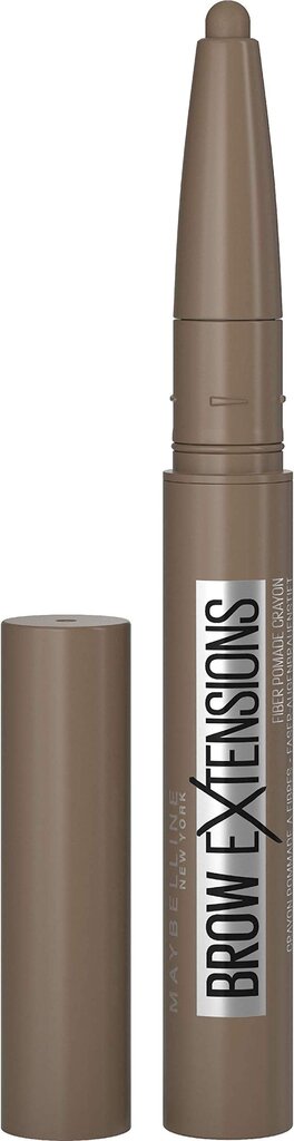 Uzacu Grims Brow Xtensions Maybelline: Krāsa - 02-soft brown cena un informācija | Acu ēnas, skropstu tušas, zīmuļi, serumi | 220.lv