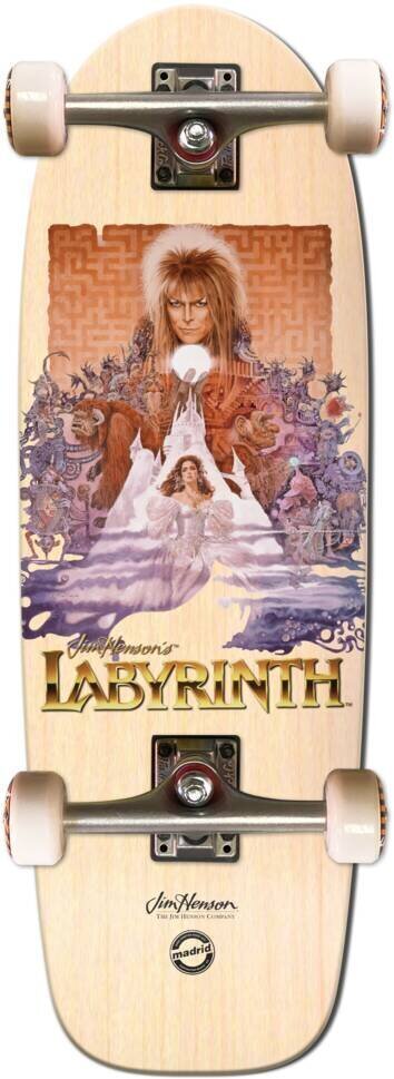 Madrid x Labyrinth Cruiser skrituļdēlis, 9,5 ", Plakāts cena un informācija | Skrituļdēļi | 220.lv
