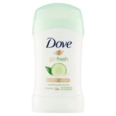 Zīmuļveida dezodorants Dove Go Fresh, 40 ml cena un informācija | Dezodoranti | 220.lv