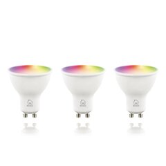 Светодиодная смарт-лампа DELTACO SMART HOME GU10, 5W, 470lm, 220-240V, RGB / SH-LGU10RGB-3P цена и информация | Лампочки | 220.lv