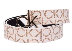 Sieviešu bikšu josta Calvin Klein CK LOGO BELT 30 MM MONO K60K607334 0K9 26368 cena un informācija | Sieviešu jostas | 220.lv