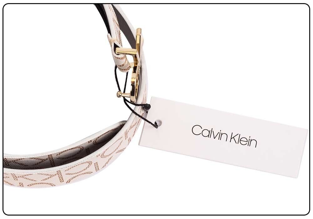 Sieviešu bikšu josta Calvin Klein CK LOGO BELT 30 MM MONO K60K607334 0K9 26368 цена и информация | Sieviešu jostas | 220.lv