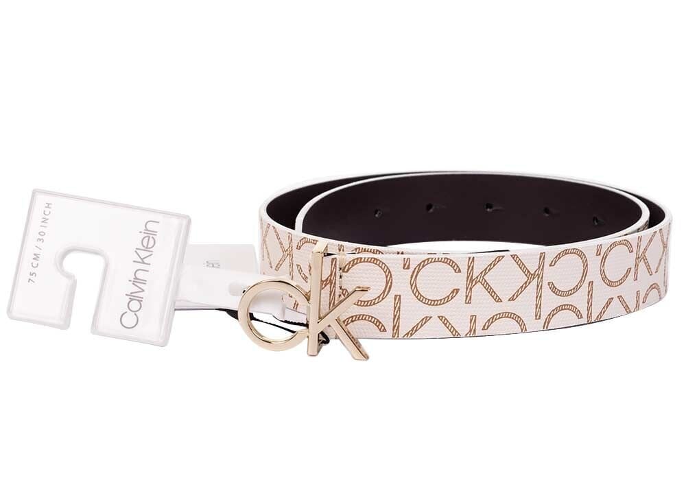 Sieviešu bikšu josta Calvin Klein CK LOGO BELT 30 MM MONO K60K607334 0K9 26368 цена и информация | Sieviešu jostas | 220.lv