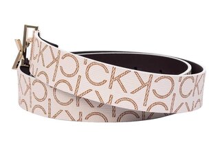 Sieviešu bikšu josta Calvin Klein CK LOGO BELT 30 MM MONO K60K607334 0K9 26368 cena un informācija | Sieviešu jostas | 220.lv