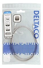 Deltaco, USB-C, 1 m cena un informācija | Kabeļi un vadi | 220.lv