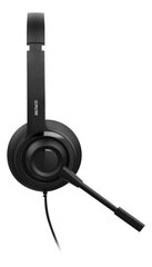 Deltaco Office USB Stereo Black цена и информация | Наушники с микрофоном Asus H1 Wireless Чёрный | 220.lv