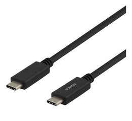 Deltaco, USB-C, 3 m cena un informācija | Kabeļi un vadi | 220.lv