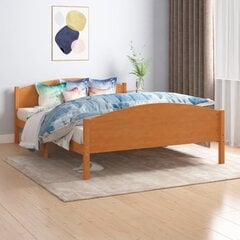 vidaXL gultas rāmis, medus brūns, priedes masīvkoks, 160x200 cm цена и информация | Кровати | 220.lv
