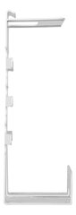 Настольный кабельный органайзер DELTACO OFFICE, Белый цена и информация | Кабели и провода | 220.lv