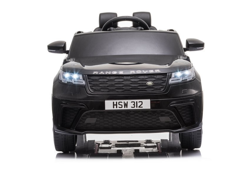 Divvietīgs bērnu elektromobilis Range Rover, melns, lakots цена и информация | Bērnu elektroauto | 220.lv