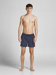 Jack & Jones vīriešu peldšorti 12203826*03, tumši zils 5715216860205 cena un informācija | Vīriešu šorti | 220.lv