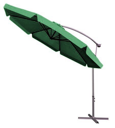 Liels dārza lietussargs, zaļš cena un informācija | Saulessargi, markīzes un statīvi | 220.lv