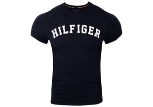 Мужская футболка Tommy Hilfiger SS TEE LOGO, темно-синяя, UM0UM00054 416 15663 цена и информация | Мужские футболки | 220.lv