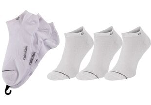 Мужские носки-следки Calvin Klein 3 пары белые 100001877 002 16934 цена и информация | Мужские носки | 220.lv