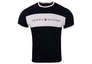 Vīriešu T-krekls Tommy Hilfiger CN SS TEE Navy UM0UM01170 416 16760 cena un informācija | Vīriešu T-krekli | 220.lv