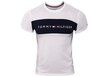 Vīriešu T-krekls Tommy Hilfiger CN SS TEE, balts, UM0UM01170 100 16764 cena un informācija | Vīriešu T-krekli | 220.lv