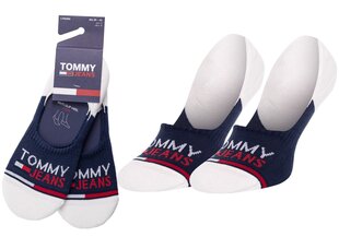 Zeķes-mikro pēdiņas Tommy Hilfiger, 2 pāri, tumši zilas, baltas, 100000403 002 17900 cena un informācija | Vīriešu zeķes | 220.lv